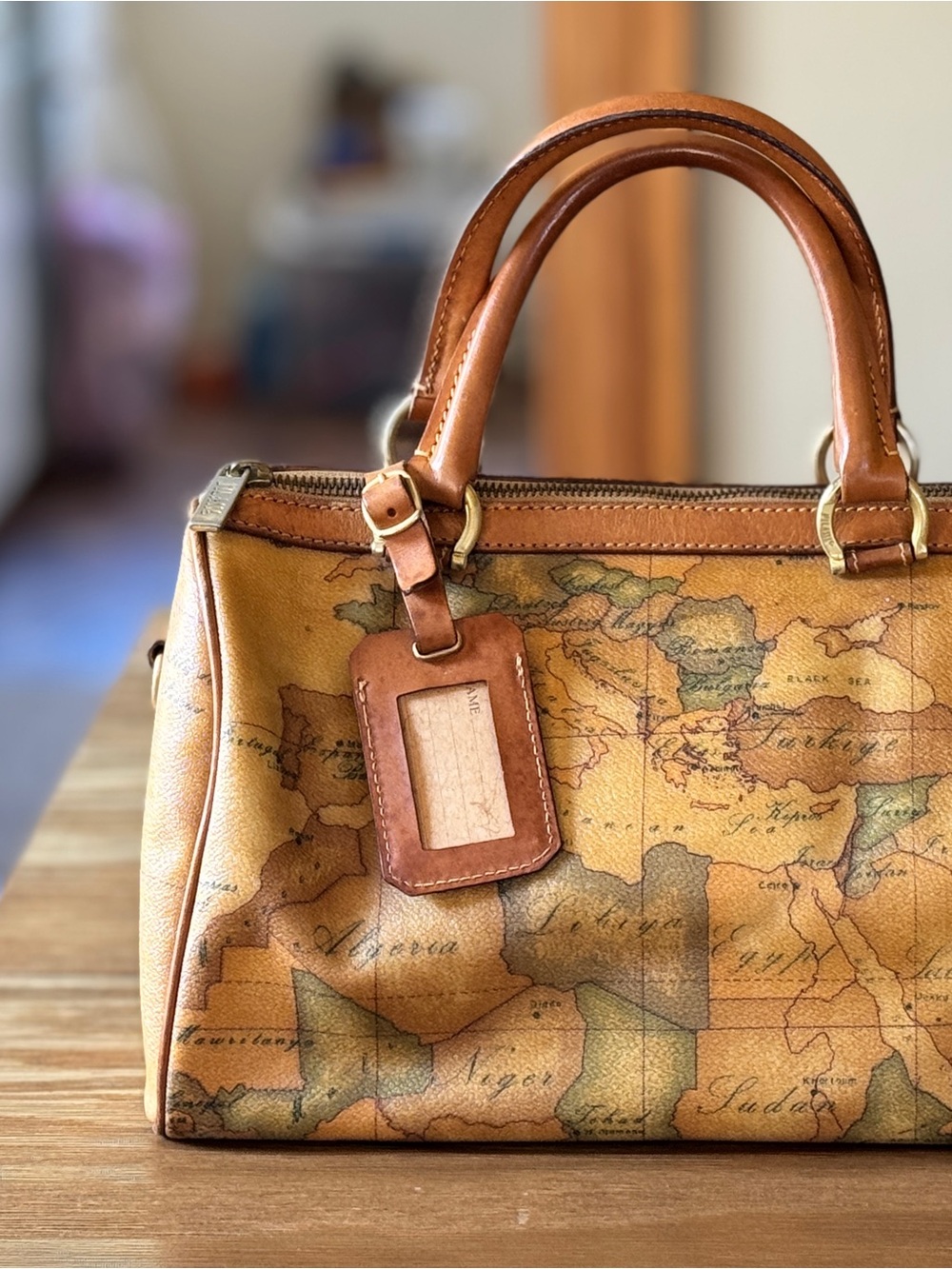 Alviero Martini Boston Bag with side D rings